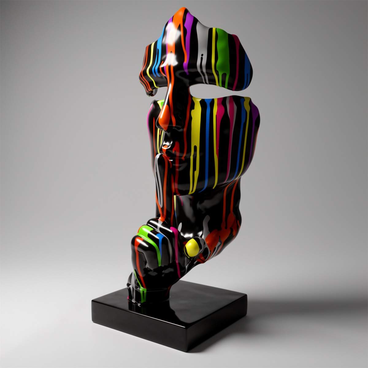 Petite Masque Sur Socle - Motif V – Image 3
