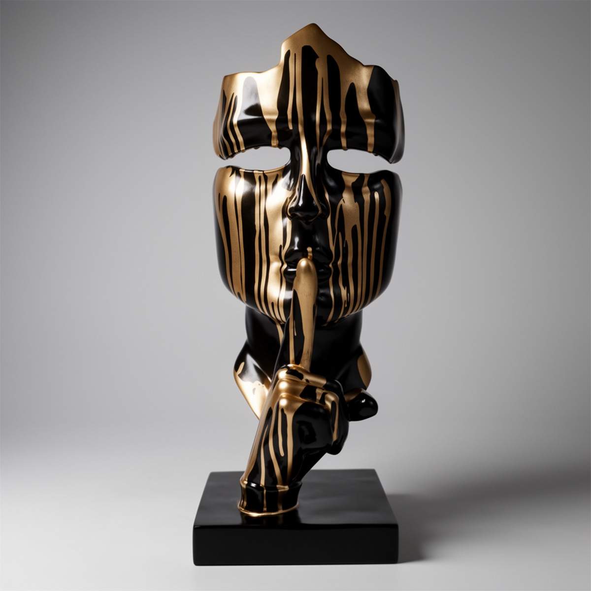 Petite Masque Sur Socle - Motif V – Image 2