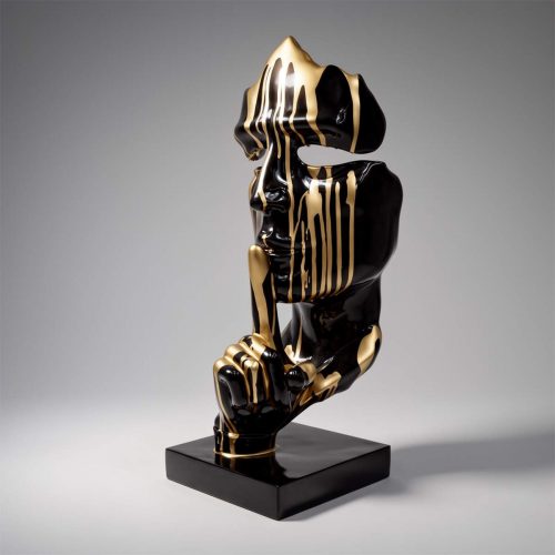 Petite Masque Sur Socle - Motif V