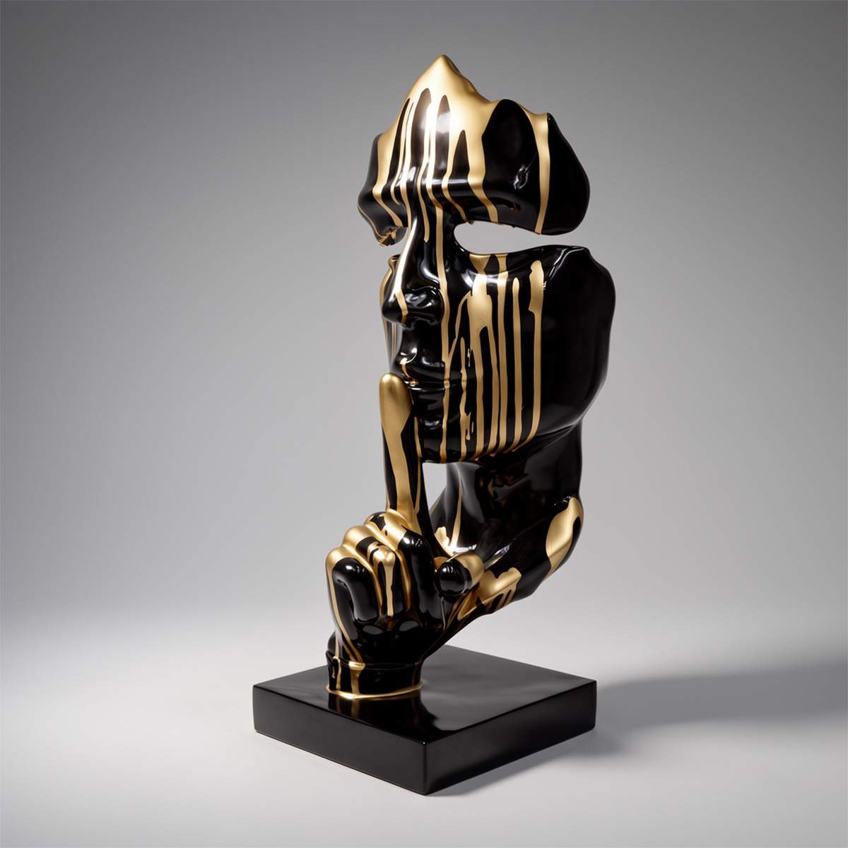 Petite Masque Sur Socle - Motif V