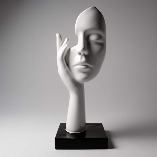 Petite Masque sur Socle - Motif II