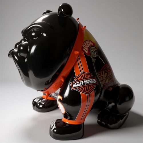 Chien bouledogue Avella 55 cm - Harley 2