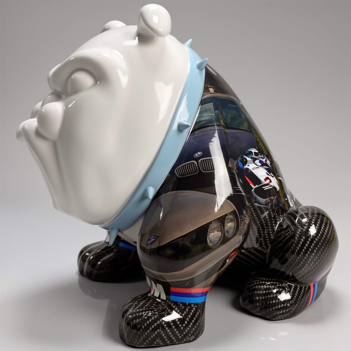 Chien bouledogue Avella 55 cm - BMW – Image 2