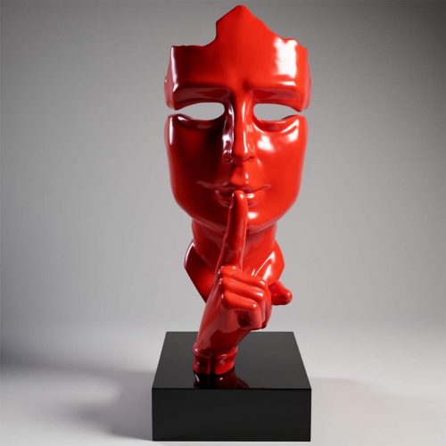 Grand masque de base - Rouge