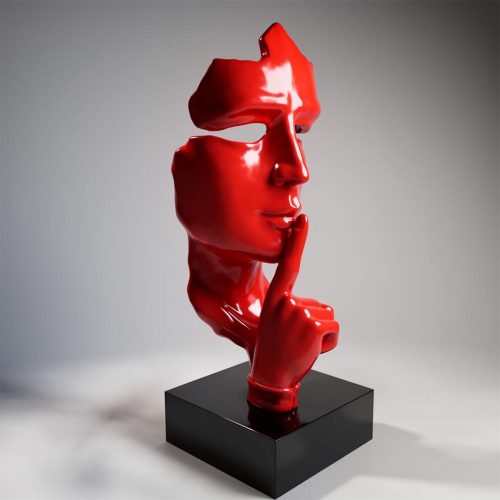 Grand masque de base - Rouge