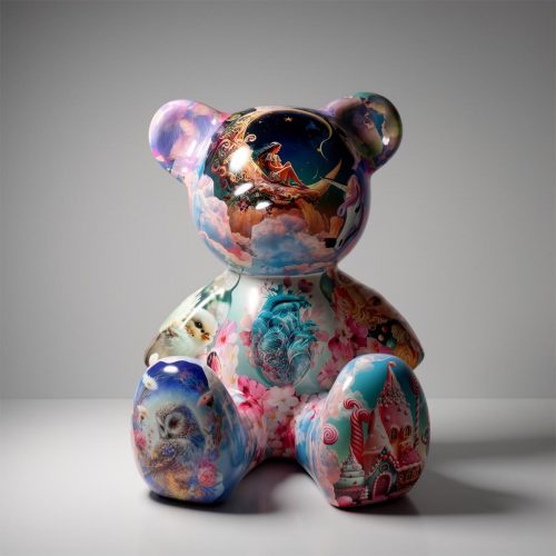 Petit ours assis - Motif Sweet