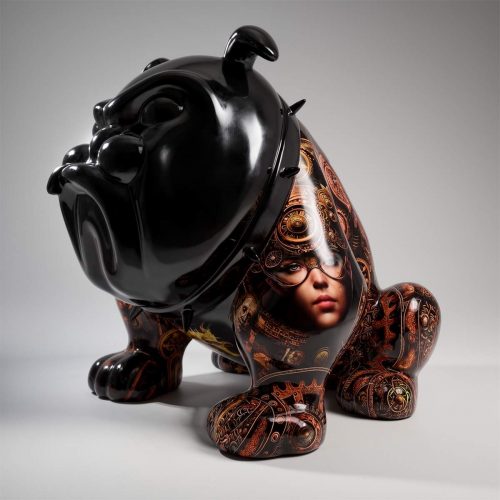 Chien Bulldog Avella 55cm - Industriel