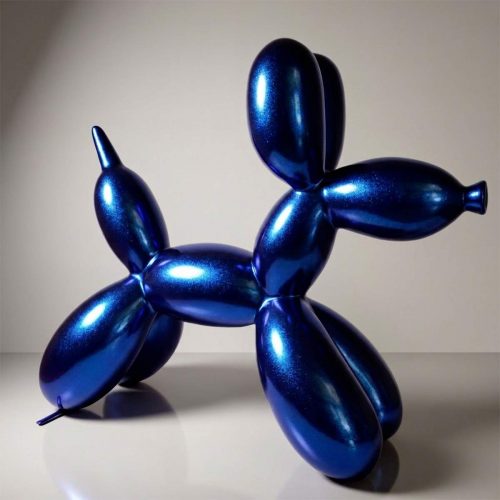 Grand Chien Ballon Décoratif – Couleur Bleue