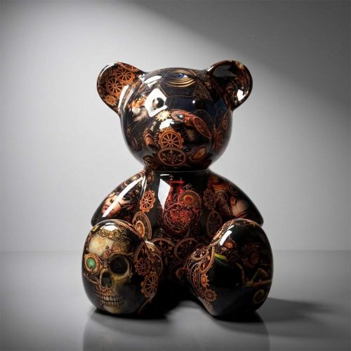 Petit ours assis - Motif industriel