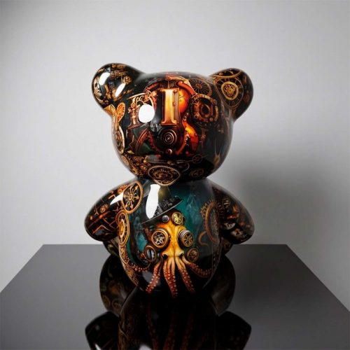 Petit ours assis - Motif industriel