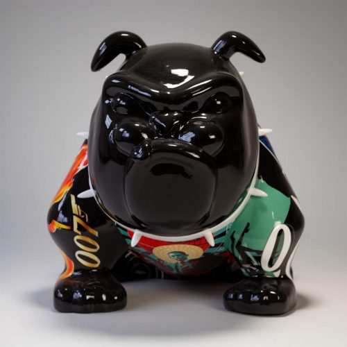 Chien Bulldog Avella 55cm - James Bond