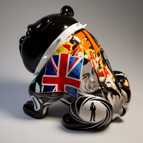 Chien Bulldog Avella 55cm - James Bond
