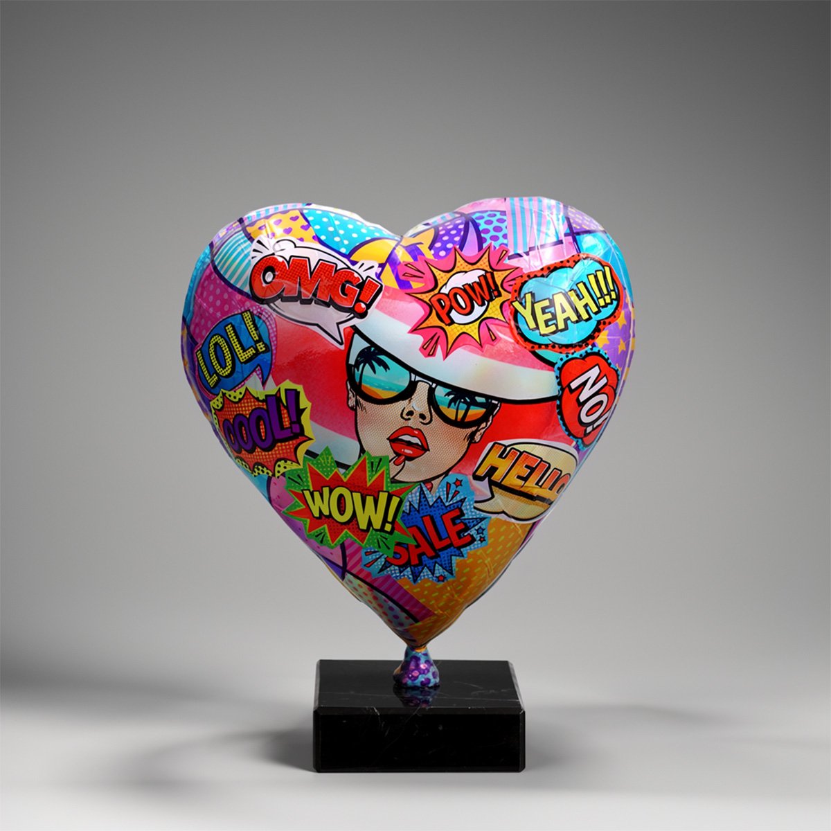 Figurine Décorative Ballon en Forme de Cœur – Image 15