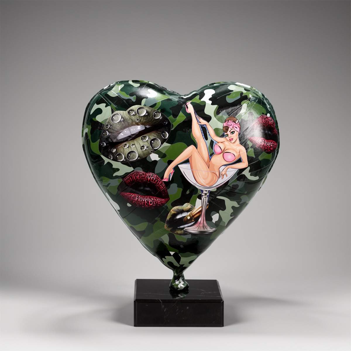 Figurine Décorative Ballon en Forme de Cœur – Image 8