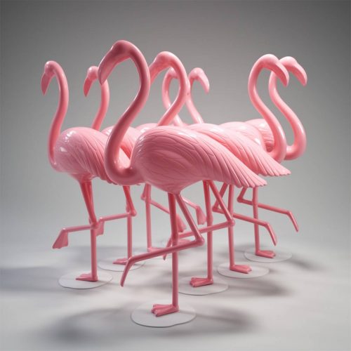 Figure 3D Flaming décorative - Édition One -Color