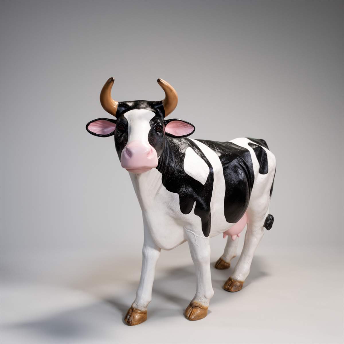 La figure d'une vache - maquette en 3D à taille réelle