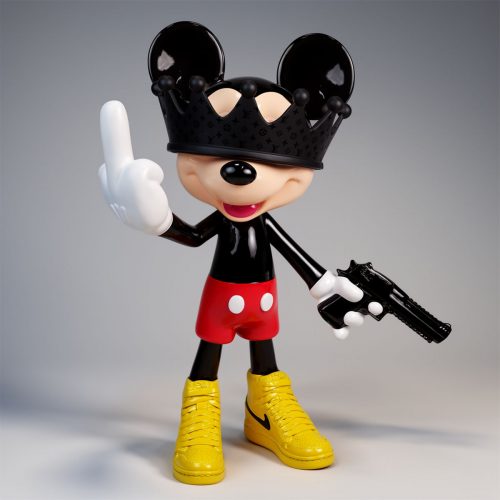 Figurine Décorative – Souris Bad Boy – Nature