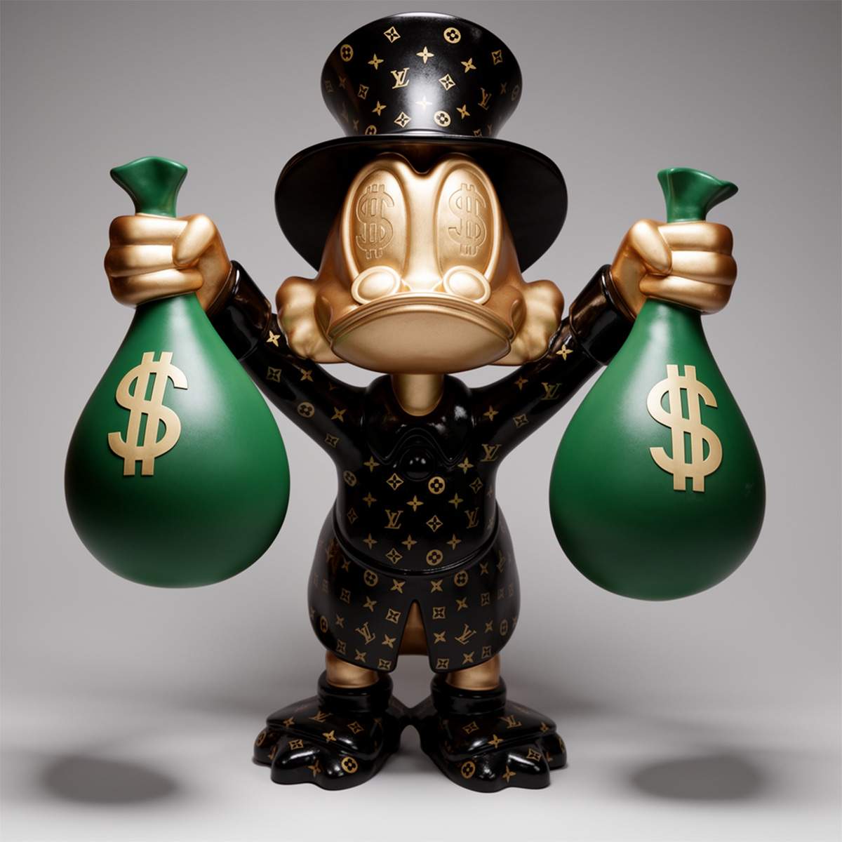 Figurine Décorative – Grand Balthazar Picsou avec des Sacs d’Argent