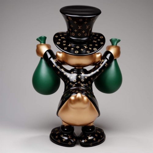 Figurine Décorative – Grand Balthazar Picsou avec des Sacs d’Argent