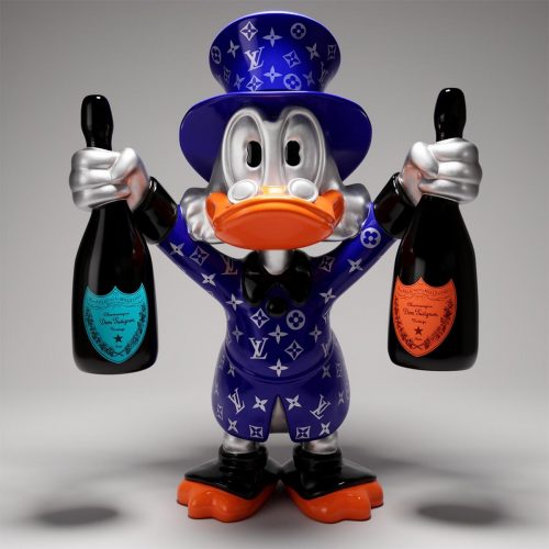 Figurine Décorative – Grand Balthazar Picsou Bleu