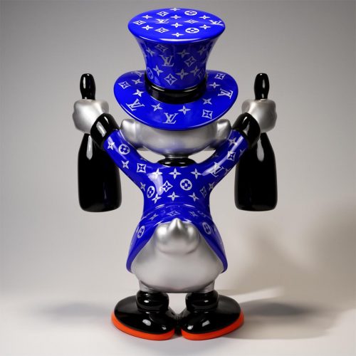 Figurine Décorative – Grand Balthazar Picsou Bleu