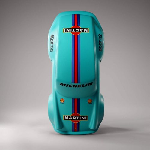 Modèle de voiture 911 - Motif 47 bleu
