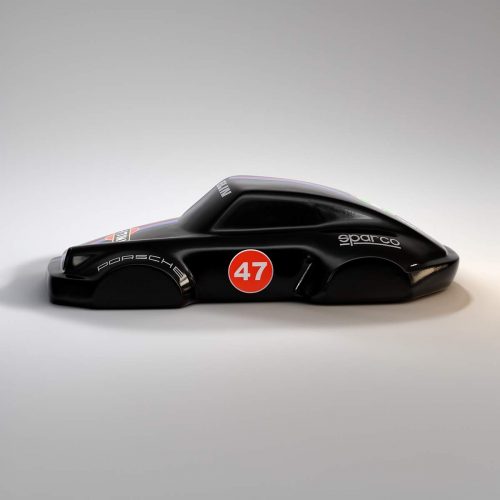 Modèle de voiture 911 - Thème 47 - Demi-modèle noir