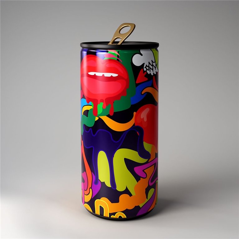 Grande boîte Red Bull - Bouche