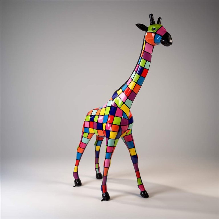 Grande girafe 230 cm - version Smartie