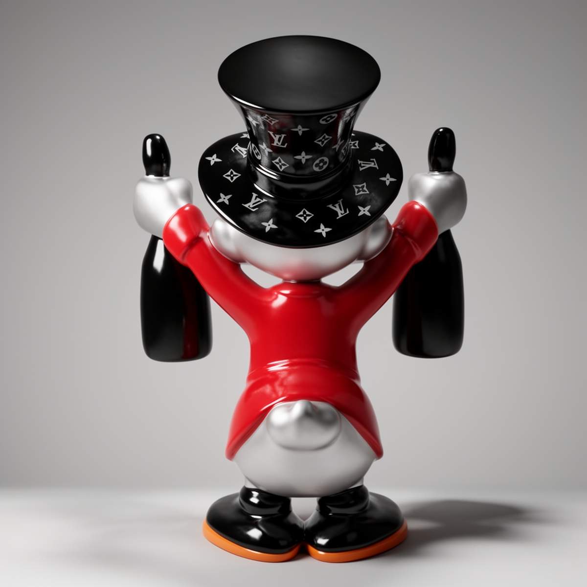 Figurine Décorative – Moyen Picsou avec des Bouteilles – Image 3
