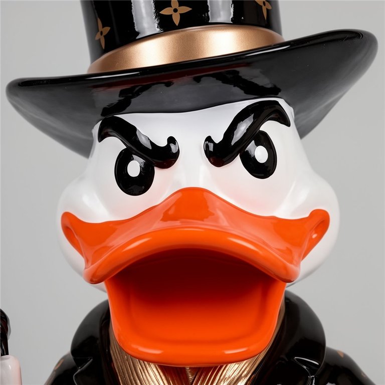 Canard Al Capone avec un sac
