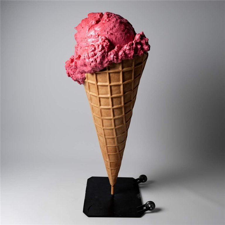 Glace Gelato – sculpture publicitaire