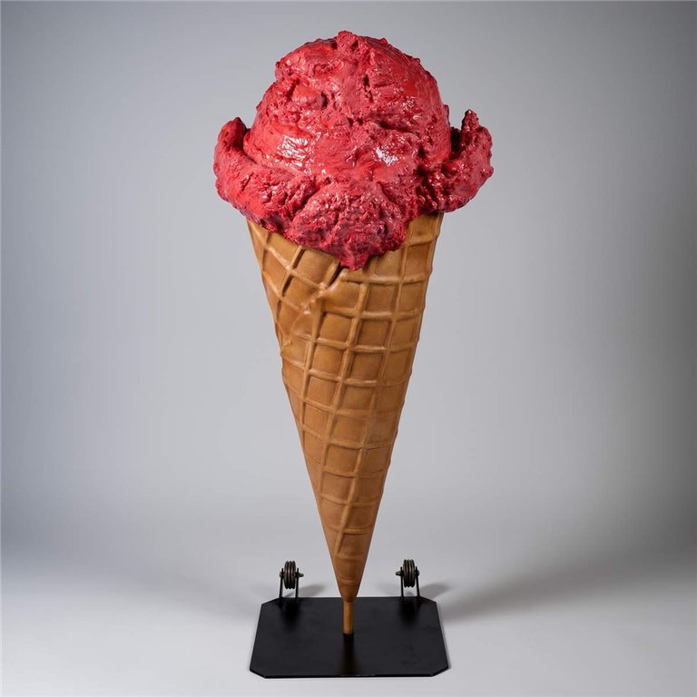Glace Gelato – sculpture publicitaire