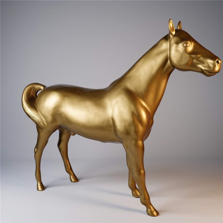 Cheval doré