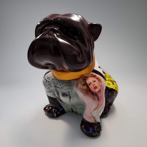 Chien Bulldog Angelo 40cm - L