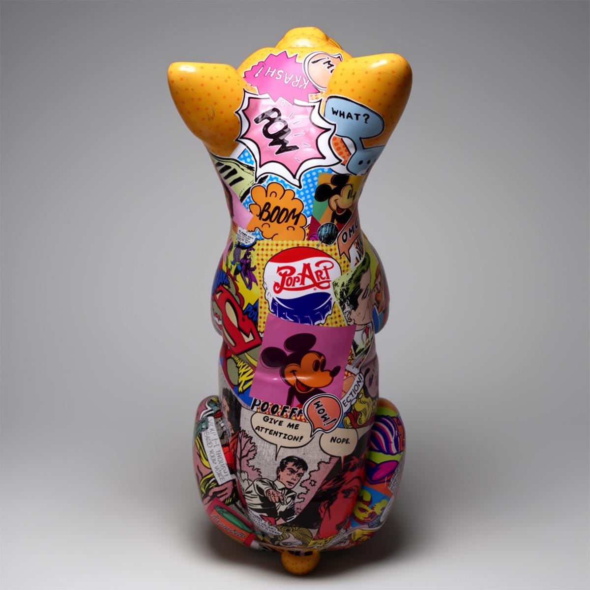 Moyenne Figure Décorative Bulldog Assis – Image 5