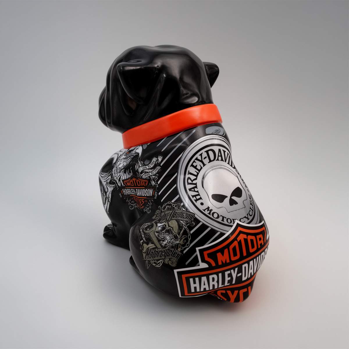 Figure Décorative Bulldog Angelo Harley Davidson – Image 2