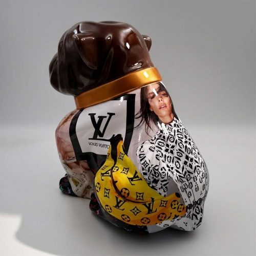 Chien Bulldog Angelo 40cm - L