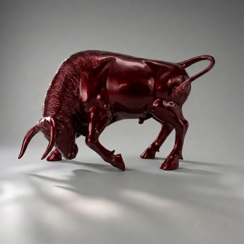 Taureau Espagnol Grandeur Nature Cerise