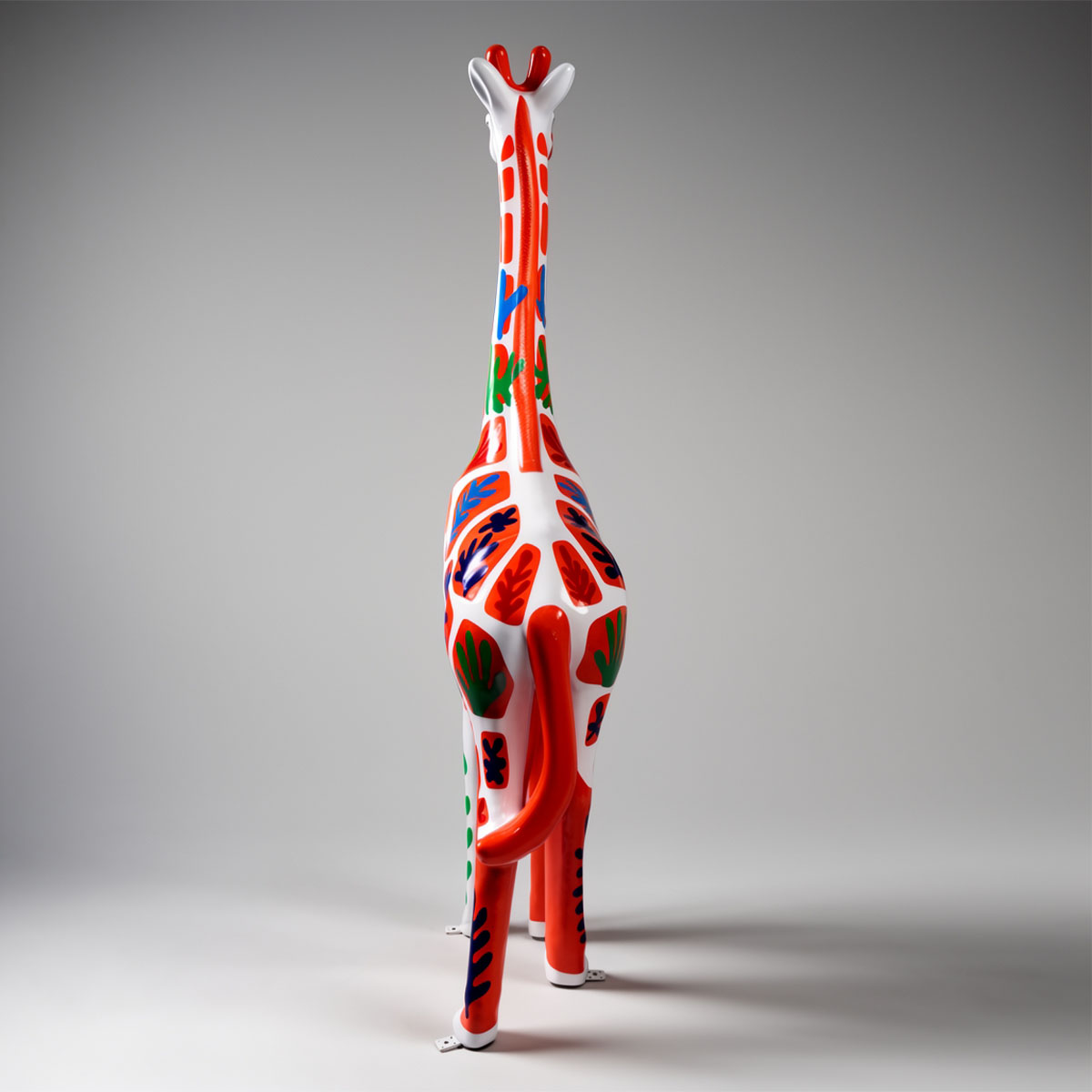 Grande Figure Décorative Girafe Motif Matisse – Image 7